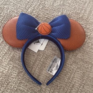 Disney NBA Experience Blue and Orange Mouse Ears Headband